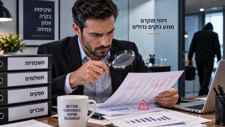 מעילה בעסק לא תמיד מתחילה בסכומים גדולים: כך מזהים דפוסים חשודים לפני שהנזק גדל
