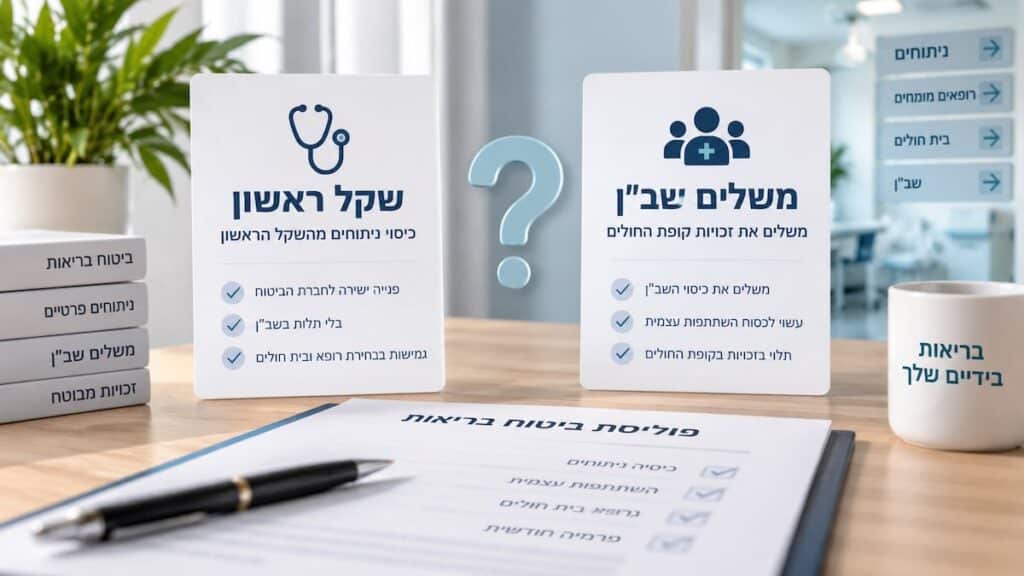 השוואה בין ביטוח ניתוחים שקל ראשון למשלים שב״ן