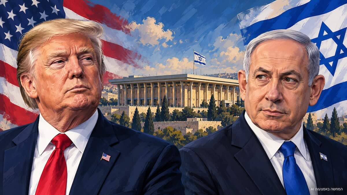 Trump-and-Netanyahu-with-the-Knesset
